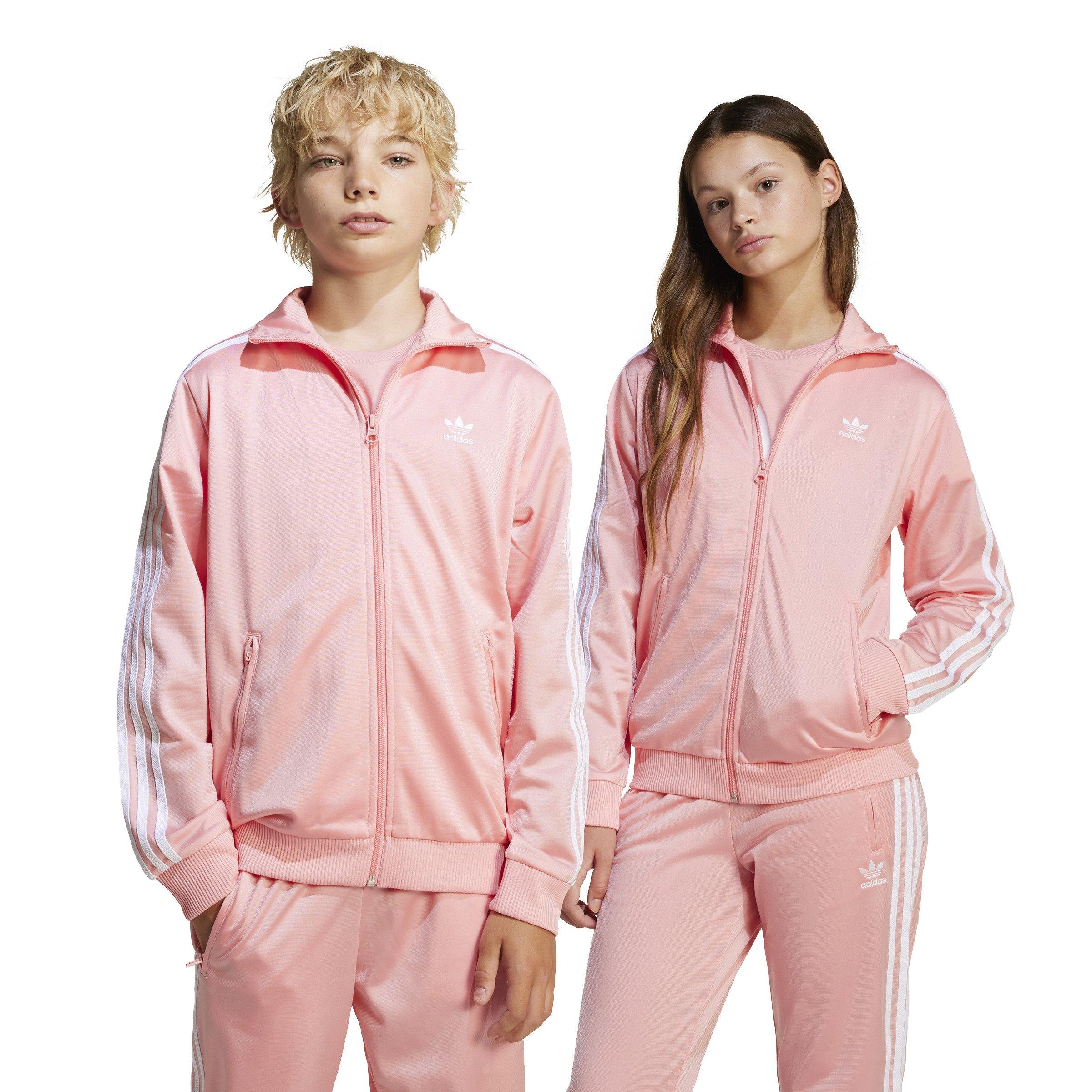 adidas Originals Big Kids' Adicolor Firebird Track Top - Pink